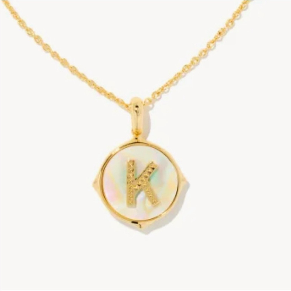 Kendra Scott “K” Pendant Necklace